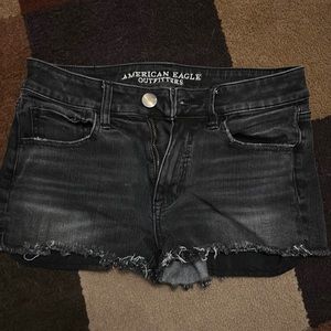American Eagle hi-rise jean shorts